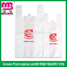 Cheapest multicolor printing PE Cheap plastic t-shirt bag for shopping